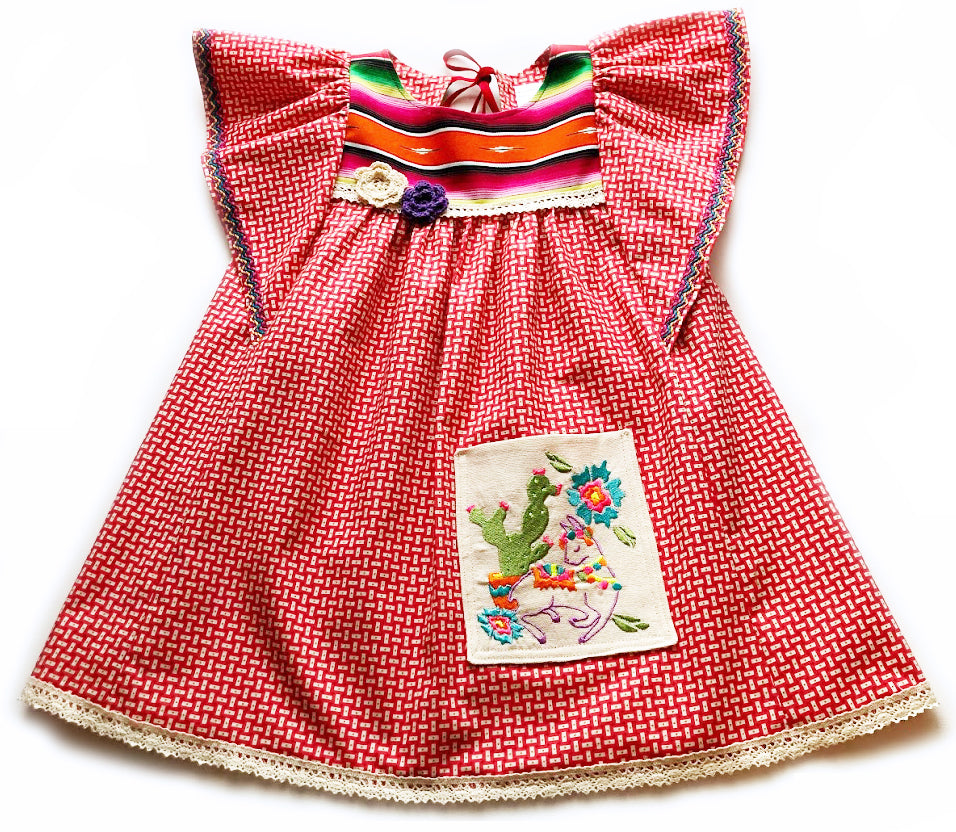 Llama Sweetheart Dress