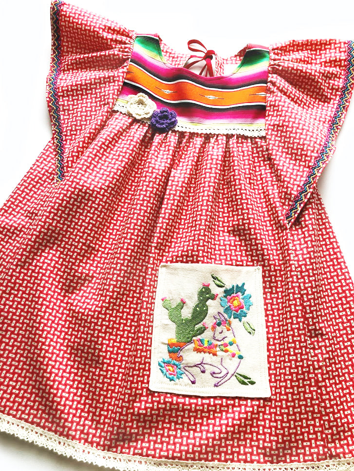 Llama Sweetheart Dress
