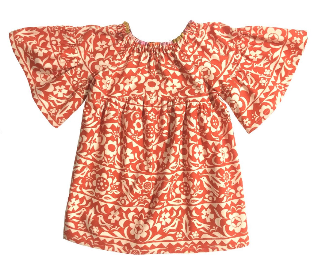 Azteca Naranja Tunic