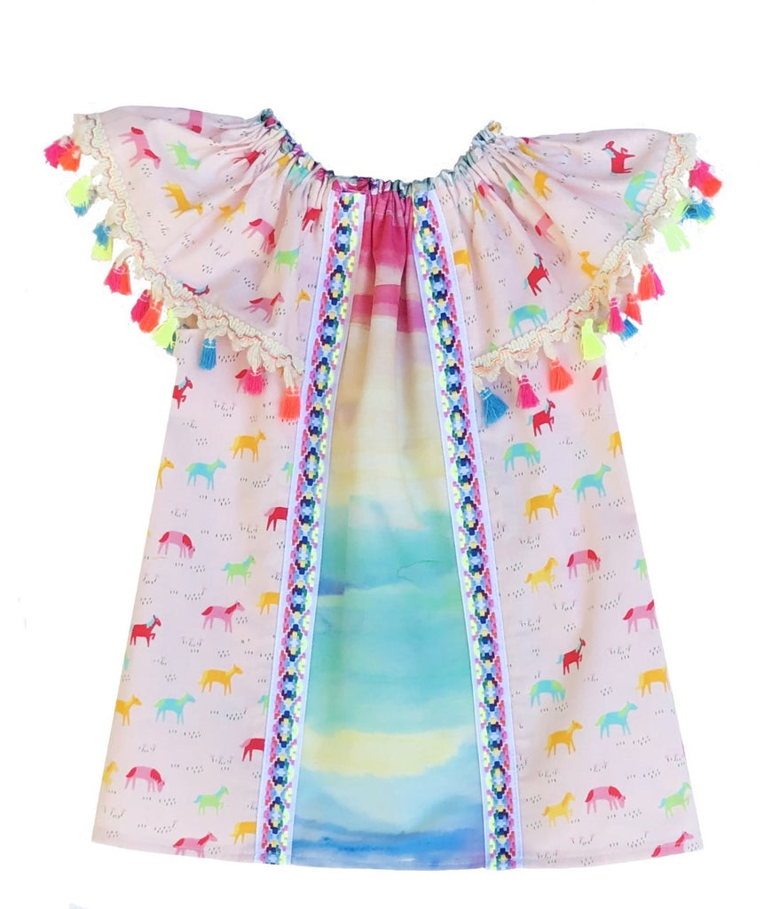 Watercolor Ponies Dress